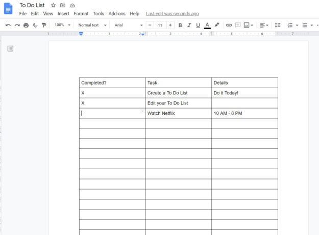 Google To Do List How To Create One In Google Docs Techosaurus Rex